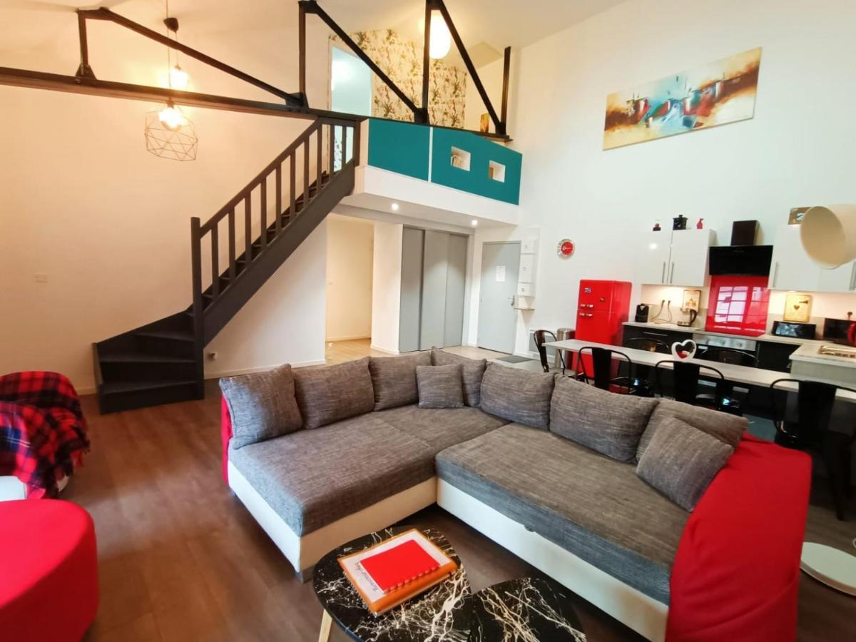 Superbe Appartement Type Loft En Duplex Rue Buat Chalons en Champagne Ngoại thất bức ảnh